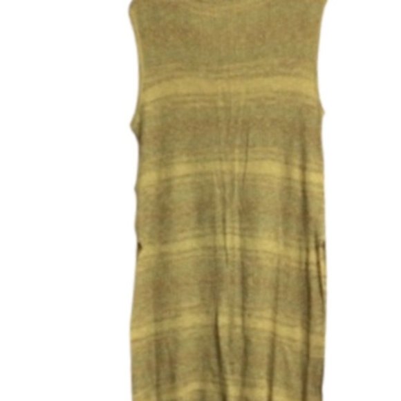 Free People Lemon Comb Striped Sleeveless Tunic M - Picture 4 of 4
